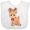 AA-White, variant on Inktastic Cute Christmas Reindeer with Christmas Lights Boys or Girls Baby Bib