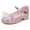 Pink, variant on Girls High Heel Dress Shoes - Kids Sequin Pearl Bow Princess Pageant Performance Wedding Party Pumps 4-12Y Pink Size 11 M