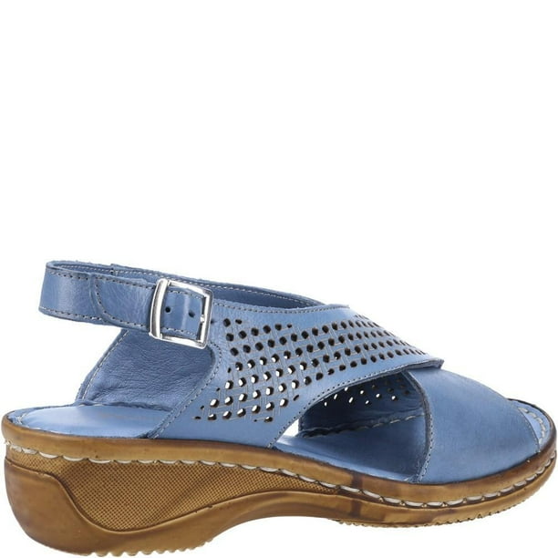 Fleet Foster Womens Judith Open Toe Leather Sandals