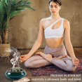 thumbnail image 2 of Keramischer Weihrauchbrenner,ruchergef Rucherstbchenhalter Halter Rund Chinesisch Porzellan Rucherschale Mit Feuerfeste Matte Und Metall Deckel Fr Hom, 2 of 5