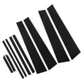thumbnail image 4 of Reemplazo de accesorios de coche para RAV4 2020-2021, color negro brillante, para puerta, ventana, pilar, cubierta de poste, pegatina decorativa (10 unidades), 4 of 12