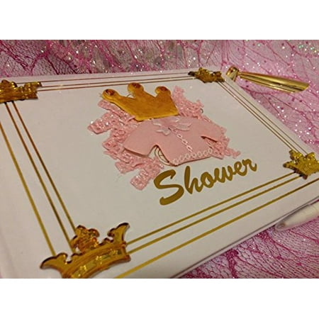 Princess Pink Baby Shower Guest Book Keepsake Walmart Com Princess Pink Baby Shower Guest Book Keepsake Walmart Com