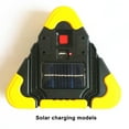 thumbnail image 3 of Yeacher Triangle warning emergency light LED multi-functional rechargeable strong light triangle warning emergency light solar, 3 of 8