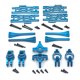 thumbnail image 2 of Vogacara Asiento en forma de C, brazo oscilante trasero delantero, vehículo trepador de control remoto, copa de dirección, Kit de piezas Kits de construcción modelo Azul, 2 of 6