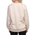 thumbnail image 2 of Sofra Women Fleece Crewneck Sweatshirt L, Oat, 2 of 2