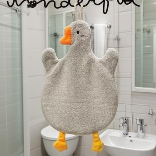 Adorable goose design handkerchief highly absorbent and fast drying perfect for kitchen bathroom and daily use