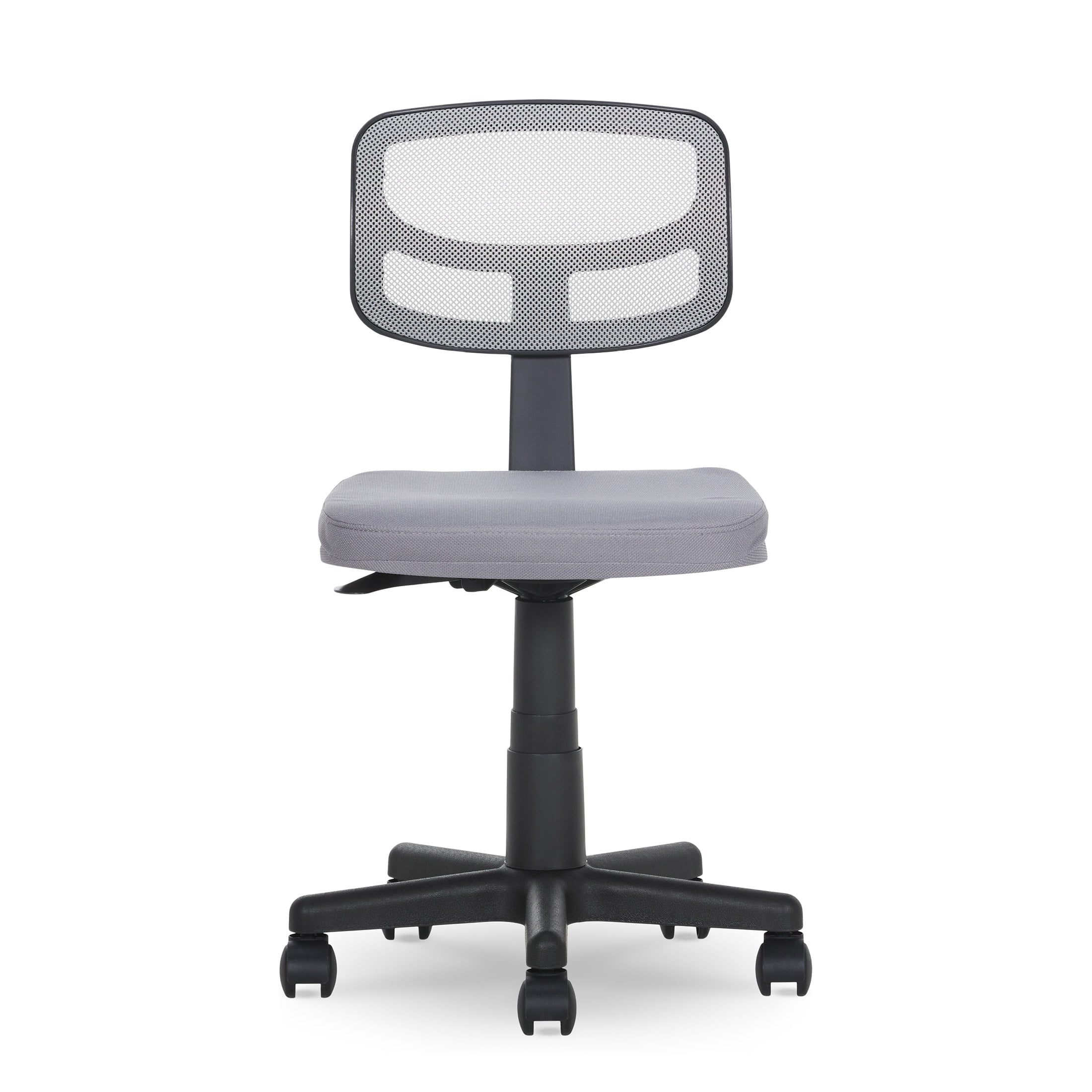 Mainstays Mesh Task Chair with Padded Seat, Teens and Adult, Gray/Gray