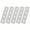 White, variant on BE-TOOL 5Pcs Flat Metal Bracket Plates, Heavy duty Mending Flat Plate, Fixing & Mounting Flat Plate for Farmhouse Shop Woodworking Black