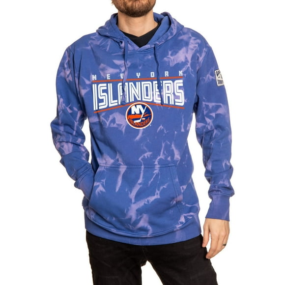 New York Islanders NHL Surf and Skate Unisexe T-Shirt à Manches Courtes avec Cravate en Cristal