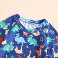 thumbnail image 5 of PINQI Baby Workout Short Pants Summer Toddler Boys Girls Cartoon Dinosaur Printed Two Piece Swimwear Swimsuit Bikini Set, 5 of 6