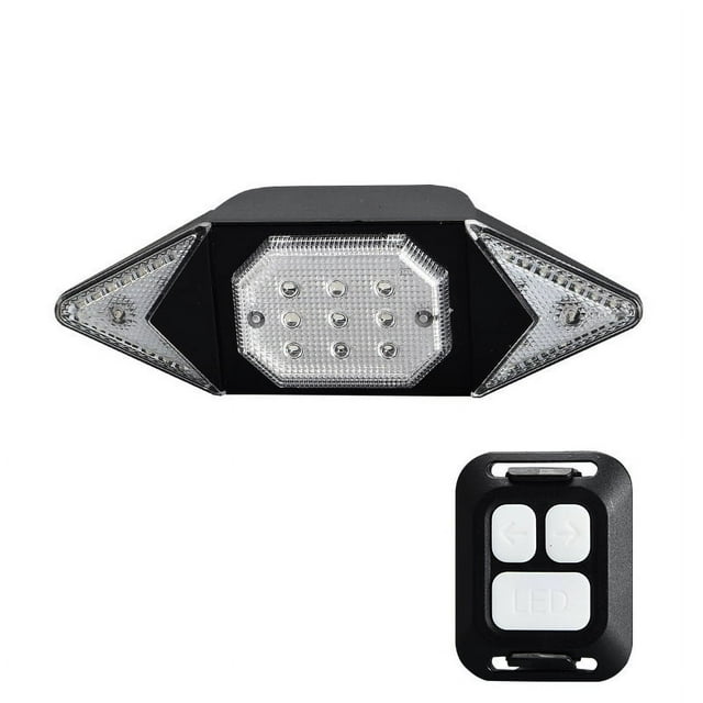 Jinsinto Bike Turn Signal Light, Bike Rear Light, USB Rechargeable Wireless Bike Flashing Lights Cycling Warning Light