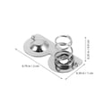 thumbnail image 2 of SHOWERORO 30Ud Terminal Para Batería Aa Y Aaa Metal Plateado Para Reparación Electrónica Conectividad Estable, 2 of 6