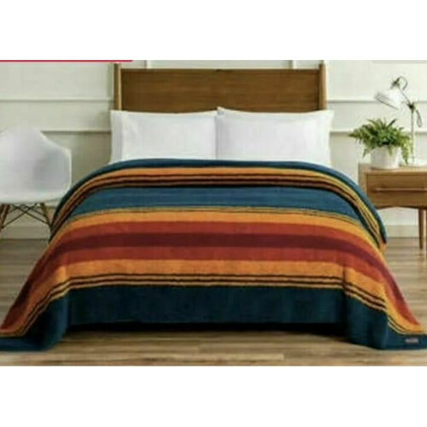 Pendleton Home Collection Grand Canyon Sherpa Fleece Blanket, King Size