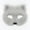 Grey Mask, variant on Cat Mask Tail Set,Faux Fur Cat Wolf Fox Mask with Fluffy Long Tail,Halloween Fursuit Therian Fox Animal Cosplay Party Costume