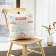 thumbnail image 5 of LALILO Throw Pillow Covers Spring Retro And Vintage And Spring Cushion Cover 18" x 18", 2 Pack, 5 of 6