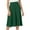 Green, variant on RUTAYY Women Comfy Basic Solid Color Stretch A-Line Flared Knee Length Skirt Casual Travel Skirts