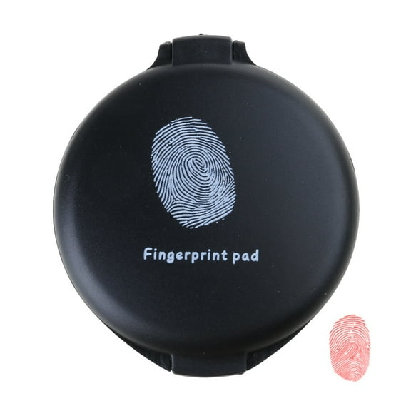 Thumb Print Ink Pad Fingerprint Ink Pad Practical Fingerprint Pad Quick Dry Ink Pad Office Supplies for Emergencys Can