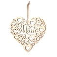 thumbnail image 1 of Adorno colgante en forma de corazón Regalos huecos para mamá de hijas Adornos de madera Accesorios para el automóvil Decoraciones de feliz cumpleaños JM01287, paquete de 2 Inevent HA011736-01, 1 of 7