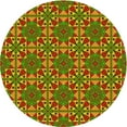 thumbnail image 1 of Ahgly Tapis d'Intérieur Lavable en Machine Carré Vert Pistache, 3 Pieds Carré, 1 of 7