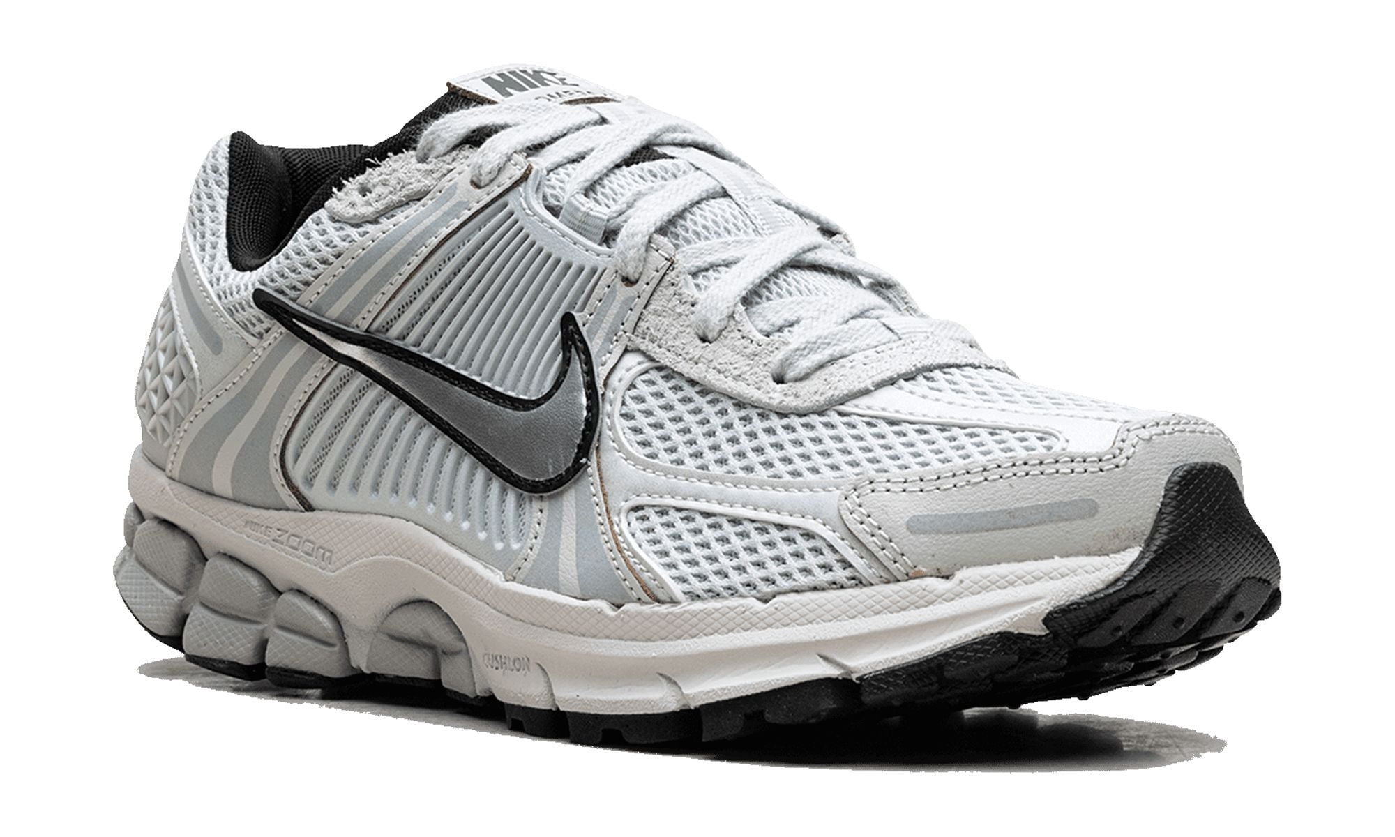 NIKE WOMENS Zoom Vomero 5 WMNS "Light Silver Chrome" FN6742 001 from Stadium Goods