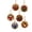B#015, variant on 6 Pack Christmas Diamond Painting Ornaments Kit, Pearl Sticker Art DIY Craft Set for Kids Adults, No Glue Round Hanging Decorations for Tree Holiday Party Gift