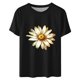 thumbnail image 3 of Camisetas de Manga Corta para Mujeres de Longitud Regular de Poliéster Sólido, Camiseta de Fiesta de Mayo Y Blusa Del Festival para la Primavera Y el Verano, 3 of 3