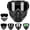 Gray, variant on Detachable Full Face Goggle Mask - Windproof Removable Motorcycle Riding Mask for Dirt Bike Helmet - Motorcycle Goggles