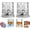 SET C, variant on Spinning Crystal Whiskey Glasses Set of 2, 360 Rotating with LED-Lit Crystal Base, Heavy Base Old Fashioned Glass Tumbler for Bourbon & Scotch, Gift for Men, Dad, Husband (SET E)