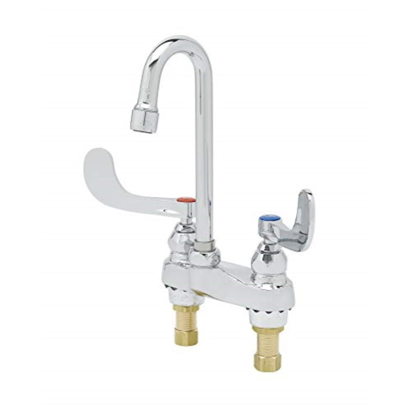 T&S Brass B0892 Lavatory Medical Faucet with Gooseneck Spout and Wrist