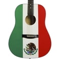 thumbnail image 2 of Main Street Guitars Dreadnought 40.5 in Acoustic Guitar, White, 2 of 7
