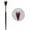 Black, variant on Tapered Highlighter Brush for , Blush & Contour - Vegan Fiber Makeup Brush with Wooden Handle - Precision for Cheekbones, Nose and Blending(White)