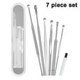 thumbnail image 2 of 1 juego/7 Uds. Kit de eliminación de cera para oídos, juego de herramientas de limpieza de oídos, herramienta para quitar cera de oídos con un cepillo de limpieza y caja de almacenamiento Adepaton 222163, 2 of 9