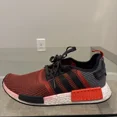 thumbnail image 1 of Adi-das Boost NMD R1 Men's Size 8.5 US Lush Red Running Athletic Sneakers S79158, 1 of 6