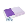 thumbnail image 2 of EGOHOME Single Cooling Gel Bed Pillow, Memory Foam Pillow, Standard Queen, Purple, Cooling Removable Cover, Medium-soft, 2 of 10