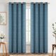 thumbnail image 2 of Cortinas Jinchan Boho Estilo Rústico Azul 230 cm de Largo 2 Paneles, 2 of 9