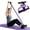 Purple, variant on Fitness Resistance Band, 6-Tube Elastic Yoga Pedal Pull Rope, Abdominal Shaping Trainer - Purple