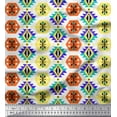 thumbnail image 1 of Soimoi Cotton Cambric Fabric Tribal Southwestern Fabric Prints By Yard 56 Inch Wide, 1 of 1