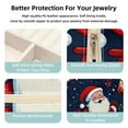 thumbnail image 3 of Santa Claus Travel Portable Square Jewelry Box Earring Necklace Bracelet Holder Display Case Organizer Box, Decorative Jewelry Stand Storage Box, 3 of 6
