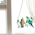 thumbnail image 5 of Deago Multicolor Birds On A Wire High Stained Glass Suncatcher Window Panel, Bird Series Hangings Ornaments Pendant Home Decor (2 Birds, 6" x 4"), 5 of 8