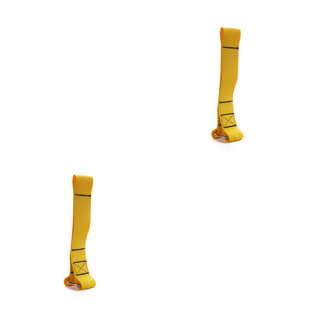 Naiovety Correa de fitness Accesorio de pasador de carga Accesorios de levantamiento de pesas resistentes al desgaste Placas de peso de servicio Amarillo 2Conjunto