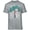Athletic Heather, variant on Bob Ross Christmas Tree Hug Graphic T-Shirt (Red, Large)