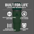 thumbnail image 2 of Stanley IceFlowâ¢ Gobelet à Paille Rabattable 30oz Jade, 2 of 6
