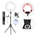 thumbnail image 1 of Aro de luz LED YIDOBLO FS-480 de 45 cm, bi-color, 48 W, 110-220 V, 1 of 9
