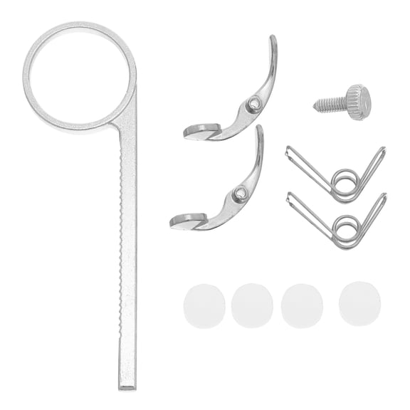 Ostracsh 1 Set Trumpet Water Key - Spit Valve Slide Finger Ring Assembly - Trumpet Valve Replacement Parts - Trombone Accessories