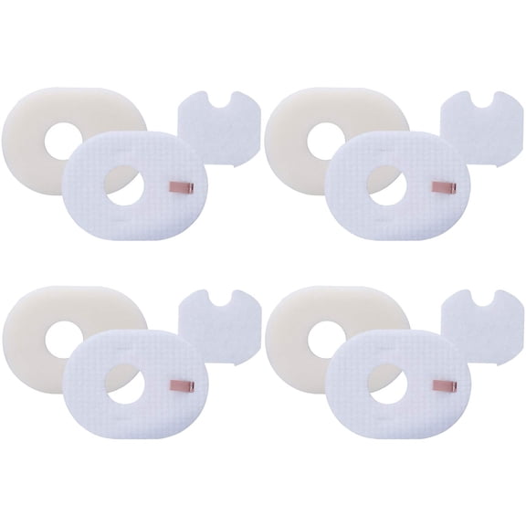 4 Pack Filter Replacement for Shark Rocket Vacuum HV300 HV301 HV300W HV302 HV305 HV310 UV450 Foam & Felt Filter Kit