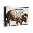 thumbnail image 4 of Stupell Industries Abstract Buffalo Impression Animals & Insects Painting Black Framed Art Print Wall Art, 18 x 12, 4 of 10