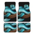 thumbnail image 1 of Fotbe Blue Viper Snake Juego de 4 Tapetes para Auto con Estampado – Alfombrillas de Goma Reforzada, Diseño Antideslizante, Protección para Todo el Año – Vehículos, Autos, Camionetas y SUVs, 1 of 7