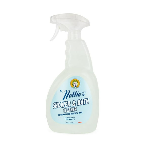 Nettoyant bain et douche Nellie's, nettoyage de salle de bain, 710 ml, parfum citronnelle