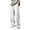 Beige, variant on Pants for Men Drawstring Elastic Waist Full Length Trousers Casual Loose Fitted Daily Weat Trousers with Pockets