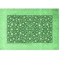 thumbnail image 1 of Ahgly Company Indoor Rectangle Persian Emerald Green Traditional Area Rugs, 8' x 10', 1 of 4